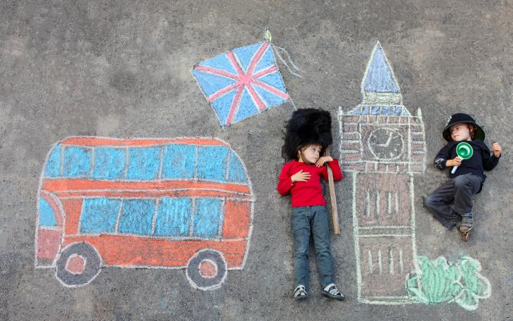 Children in a playground